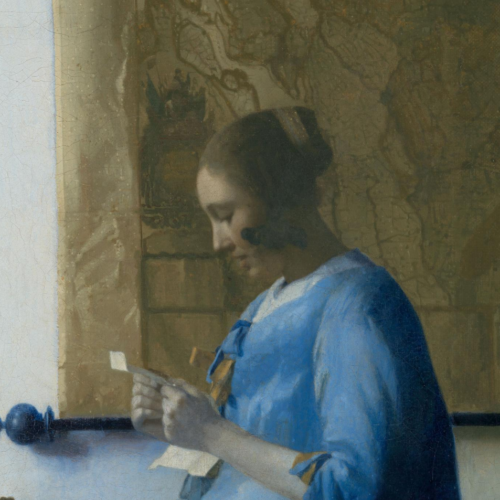 Woman Reading a Letter